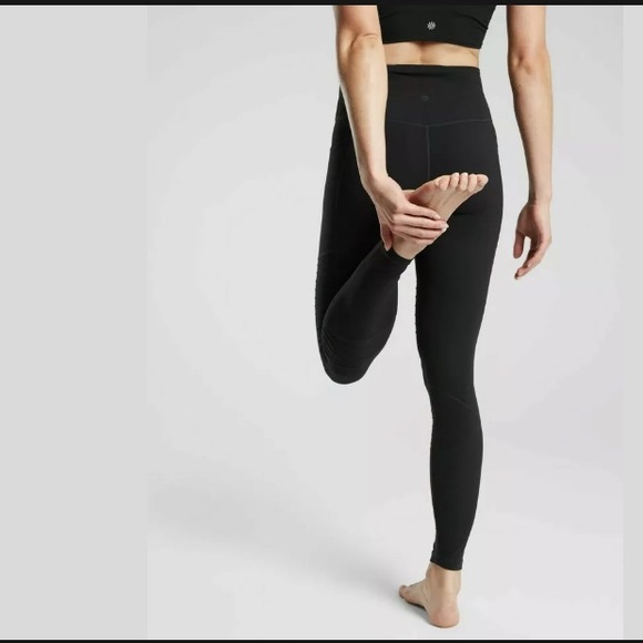 ATHLETA Inclination Moto Tight Leggings NWT - Picture 2 of 4